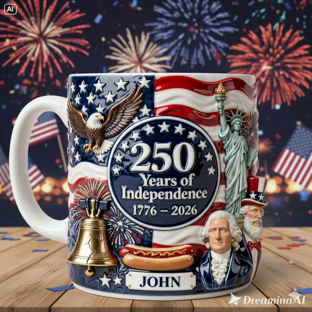 4th Of July USA Coffee Mug - Personalized Drinkware Gifts For Patriots hd09012025