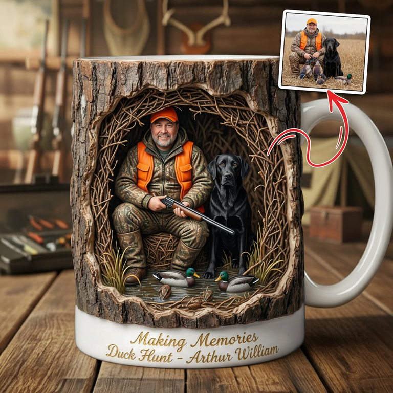 Hunting Life Coffee Mug - Personalized Custom Photo Gifts For Hunters 2