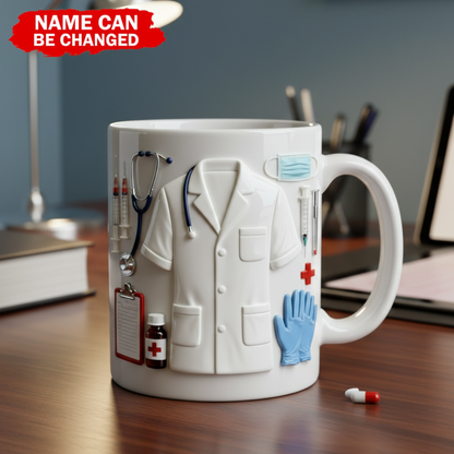 DOCTOR PERSONAL COFFEE MUG - Personalized Gifts For Doctor HD090126