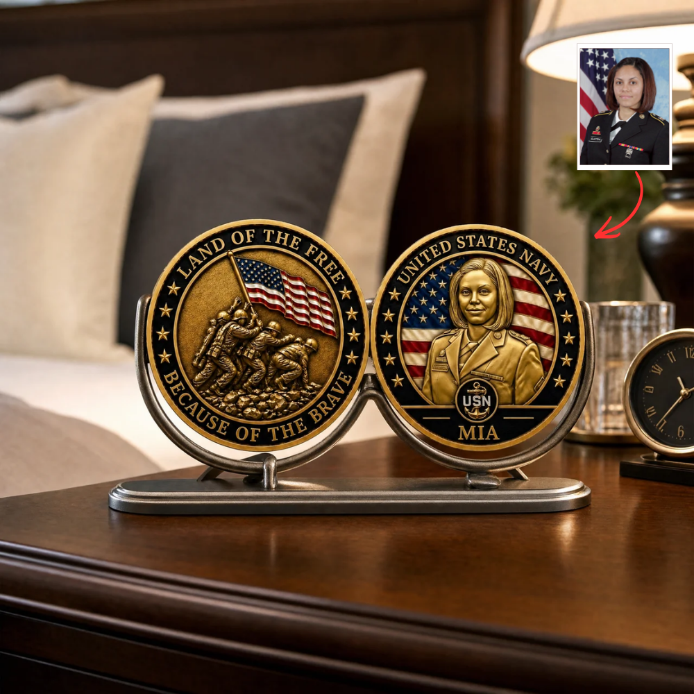 Custom Photo 250th Anniversary Keepsake Coin - Patriotic 4th of July
