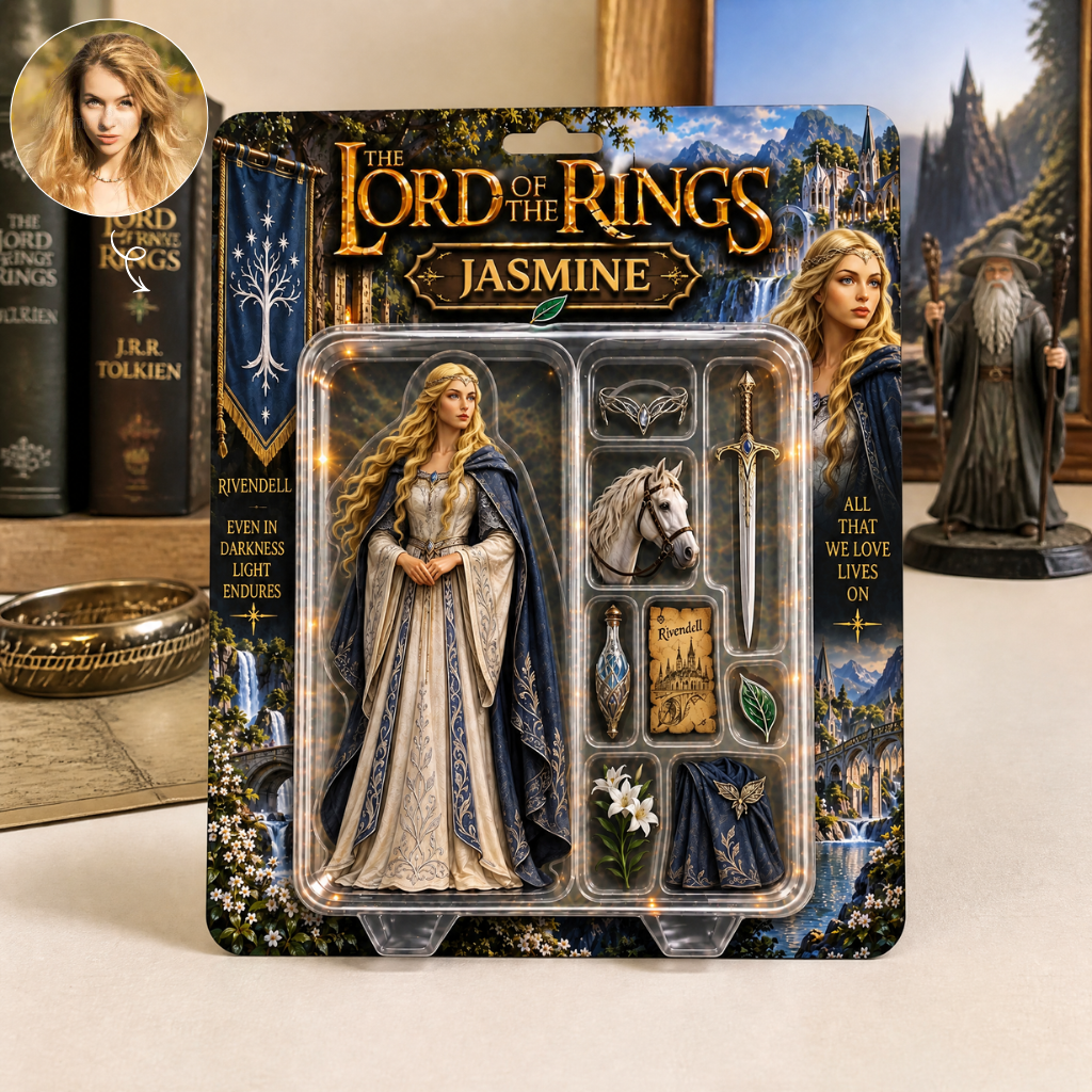 Custom Fantasy Warrior Plaque With Photo and Name, Personalized Adventure Collectible Decor, Gift for Fantasy Fans and Collectors hn23092026
