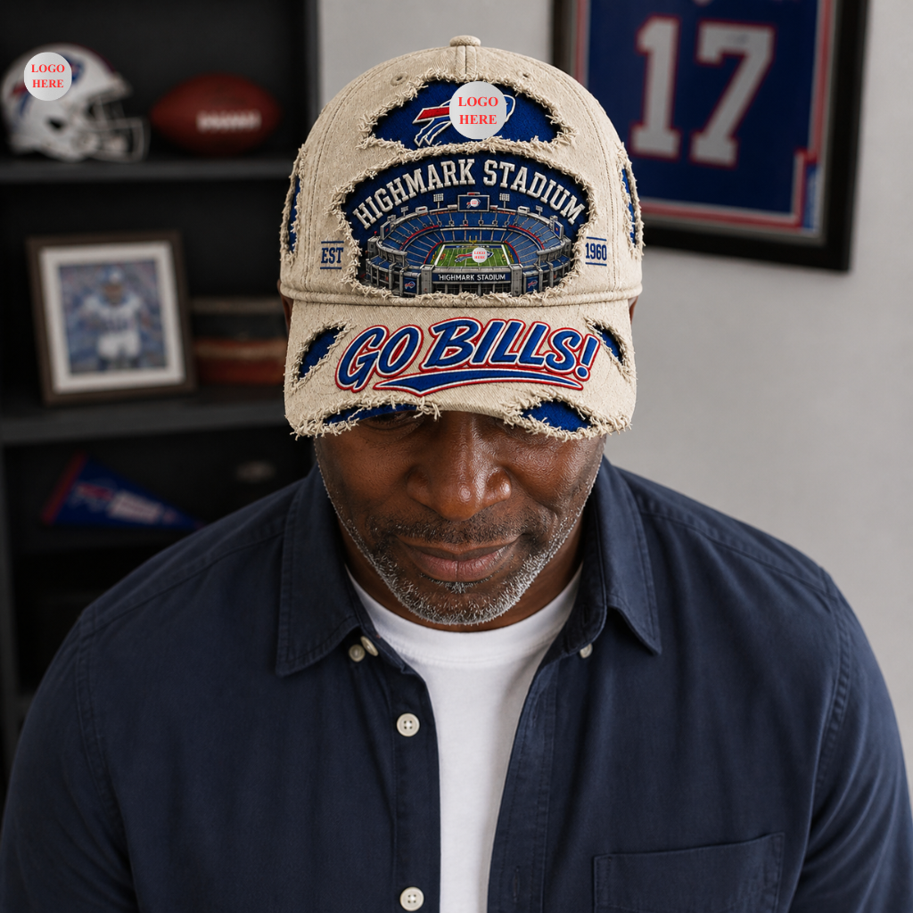 Football Stadium Cap, Vintage Sports Hat, Game Day Gift for Football Fans hn03082026