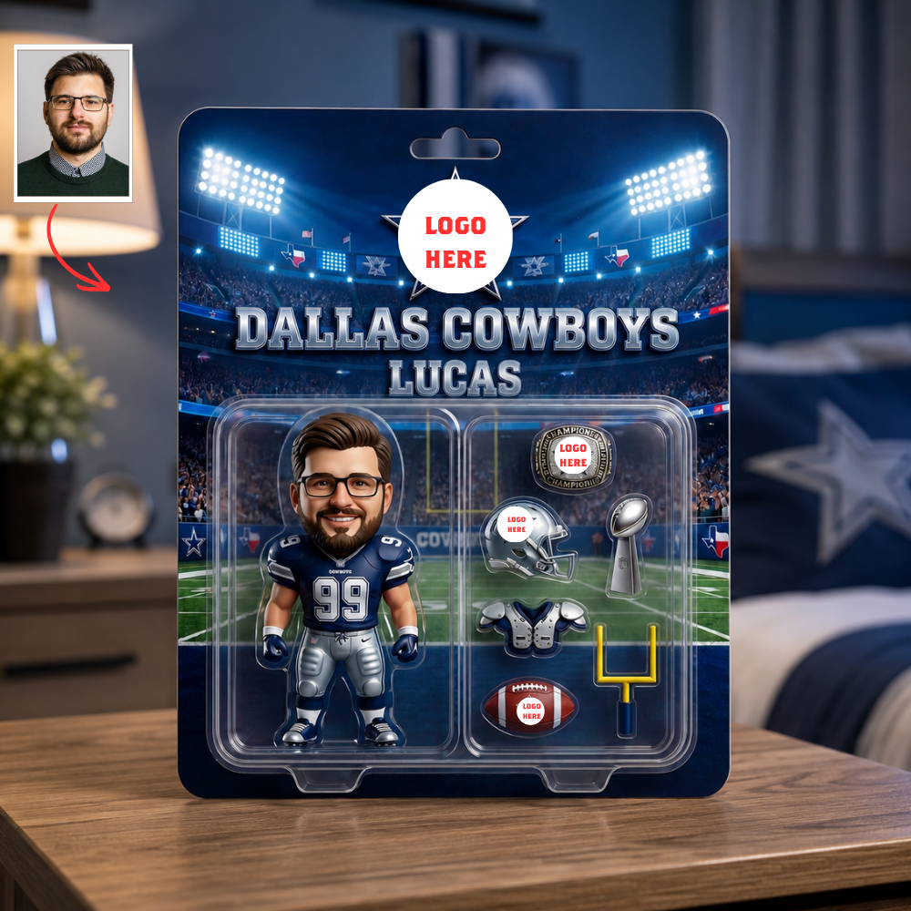Custom Football Fan Acrylic Plaque, Personalized Sports Fan Gift, Custom Photo Sports Collectible, Stadium Style Acrylic Display, Game Day Fan Decor Gift