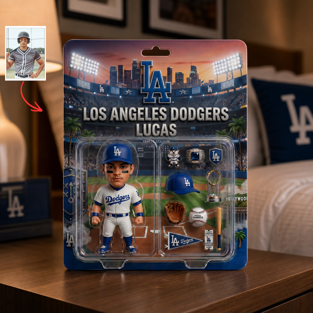 Personalized Baseball Fan Plaque, Custom Photo Sports Collectible Display, Custom Name Baseball Player Figure, Gift For Baseball Lovers And Sports Fans