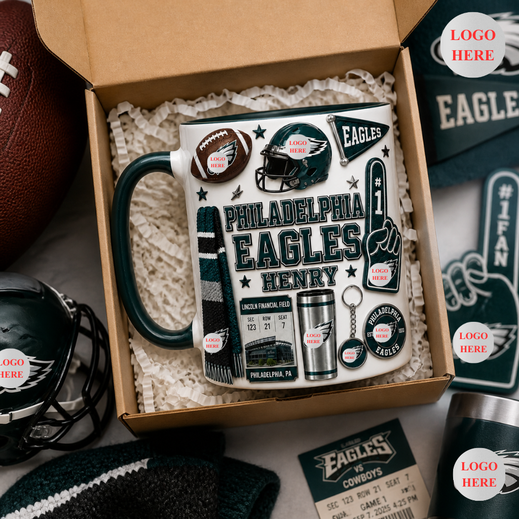 Custom Name Football Mug, Personalized Sports Coffee Cup, Gift for Football Fans hn05082026