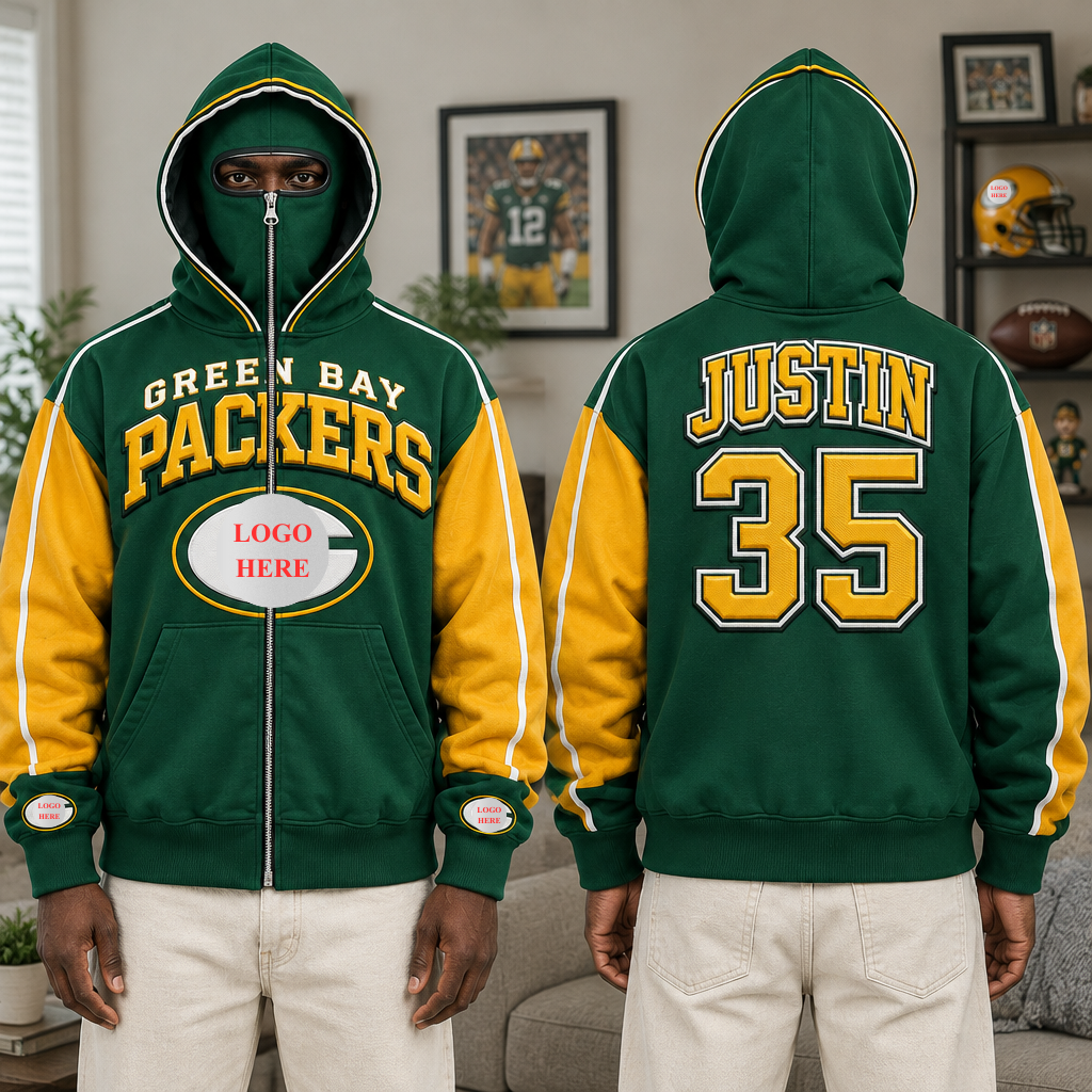 Custom Football Hoodie With Name, Personalized Sports Zip Up Hoodie, Gift for Football Fans, Players and Sports Lovers hn15102026