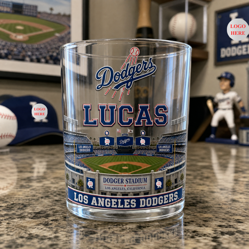 Custom Baseball Stadium Glass With Name, Personalized Sports Drinkware, Gift for Baseball Fans and Sports Lovers hn22092026thg