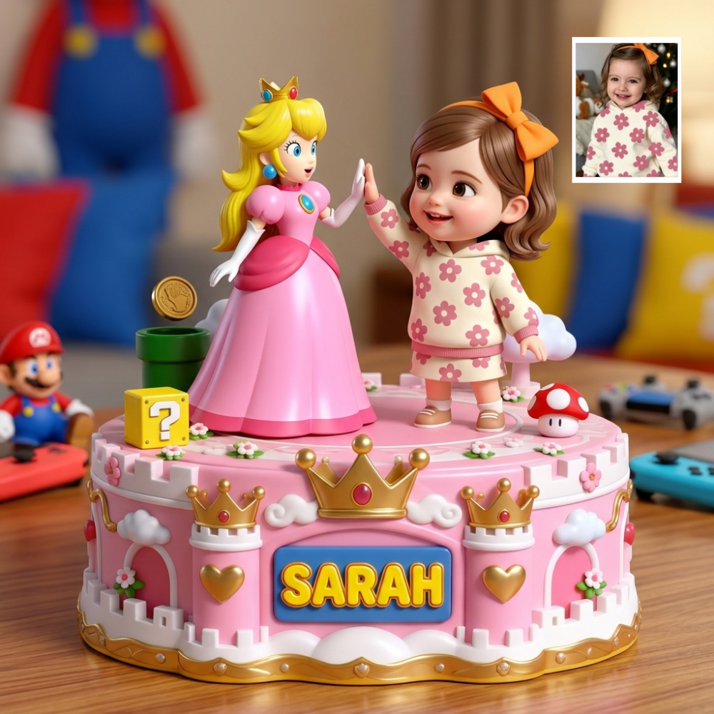 Custom Photo Plaque – Personalized Name & Photo Display | Cute Decorative Gift for Kids & Special Occasions