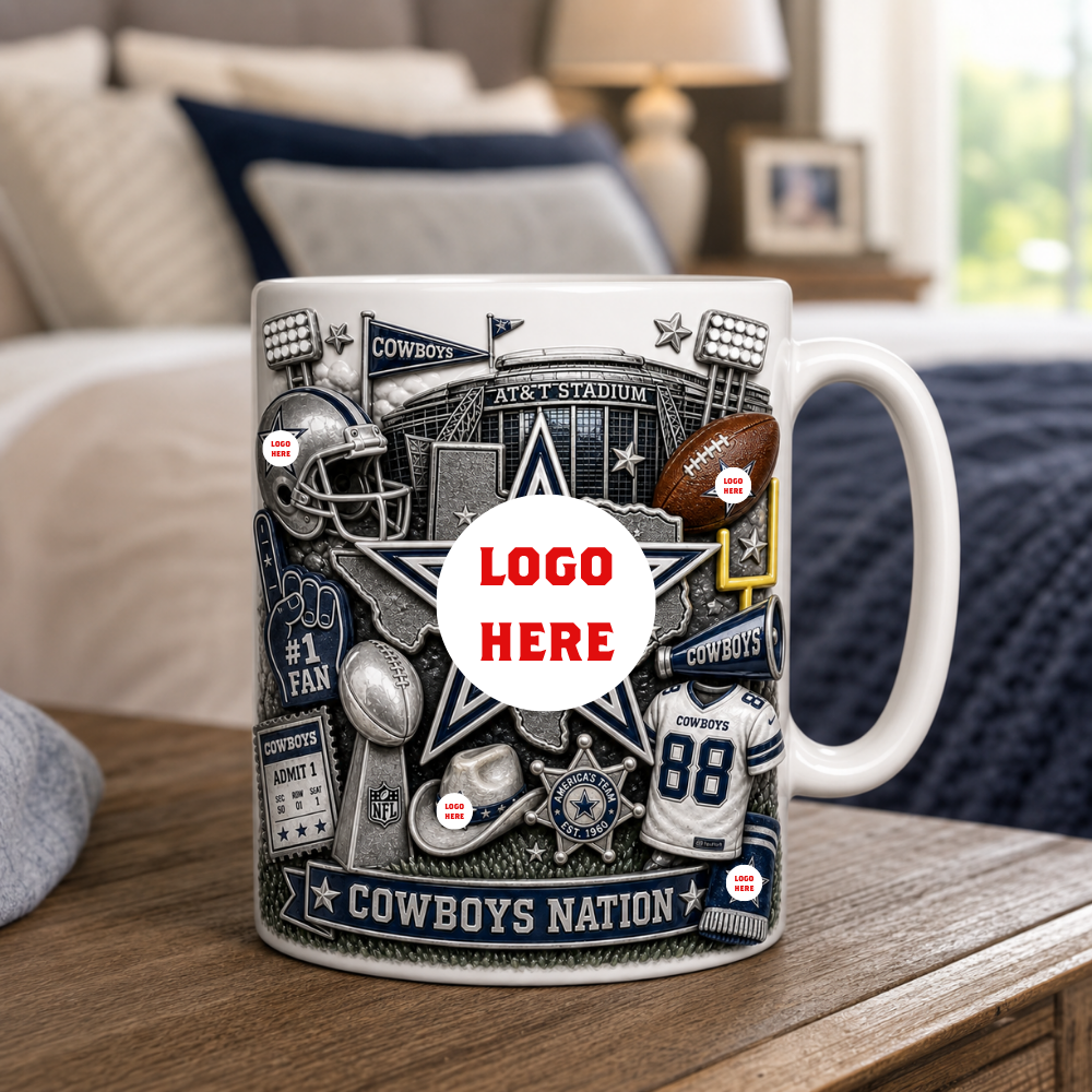 American Football Legend 3D Pewter Style Cup - Sunday Game Day Fan Barware (32 City Designs)