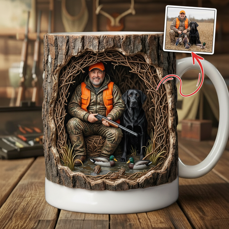 Hunting Life Coffee Mug - Personalized Custom Photo Gifts For Hunters 2