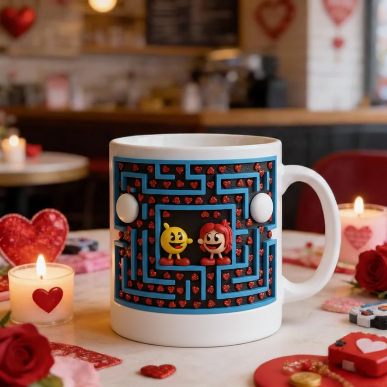 Personalized Gift For Couple Valentine Mug Cartoon Couple 9