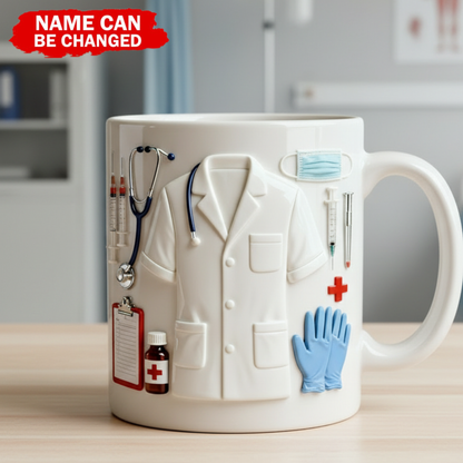 DOCTOR PERSONAL COFFEE MUG - Personalized Gifts For Doctor HD090126