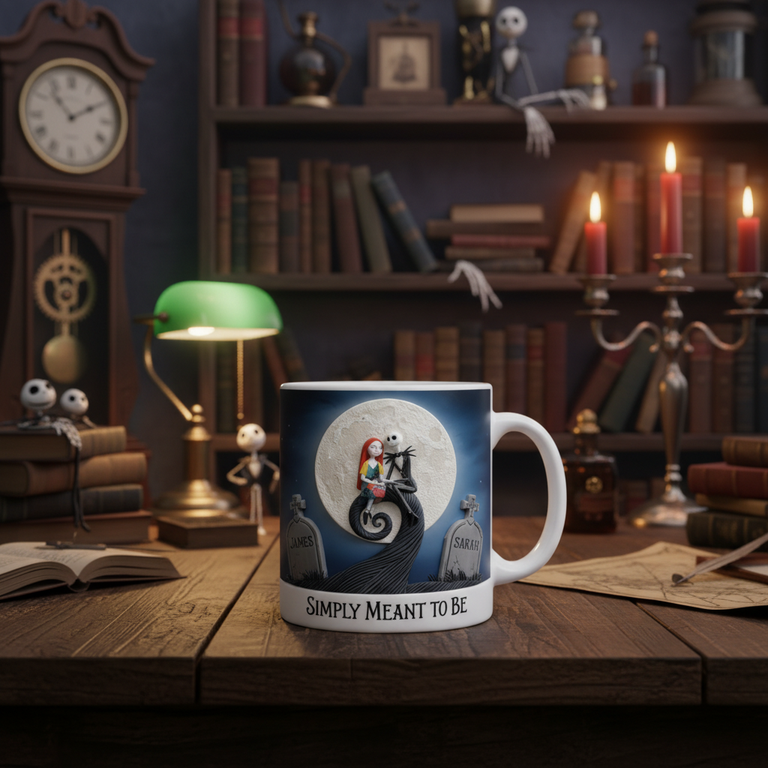 Personalized Gift For Couple Valentine Mug Cartoon Couple 8