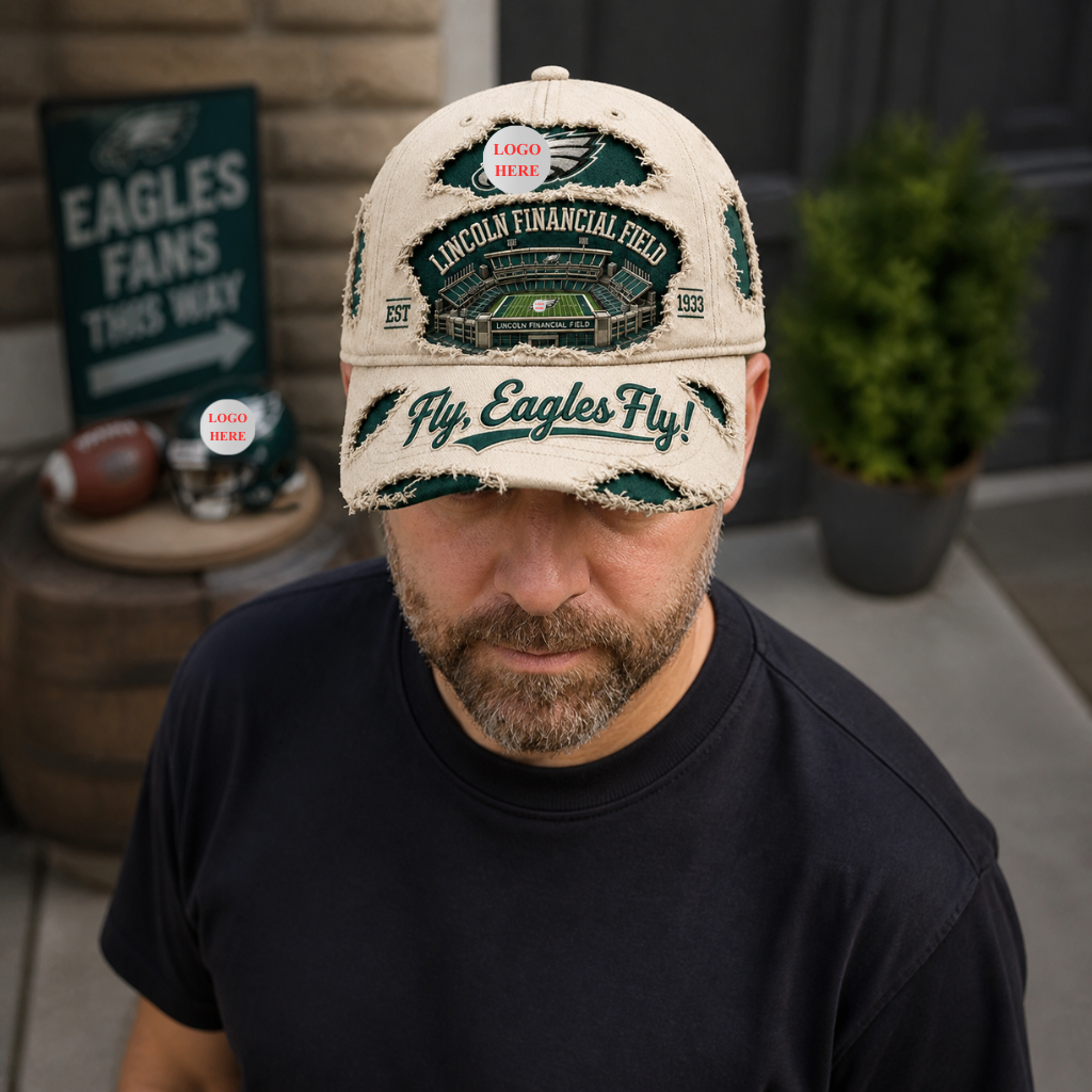 Football Stadium Cap, Vintage Sports Hat, Game Day Gift for Football Fans hn03082026
