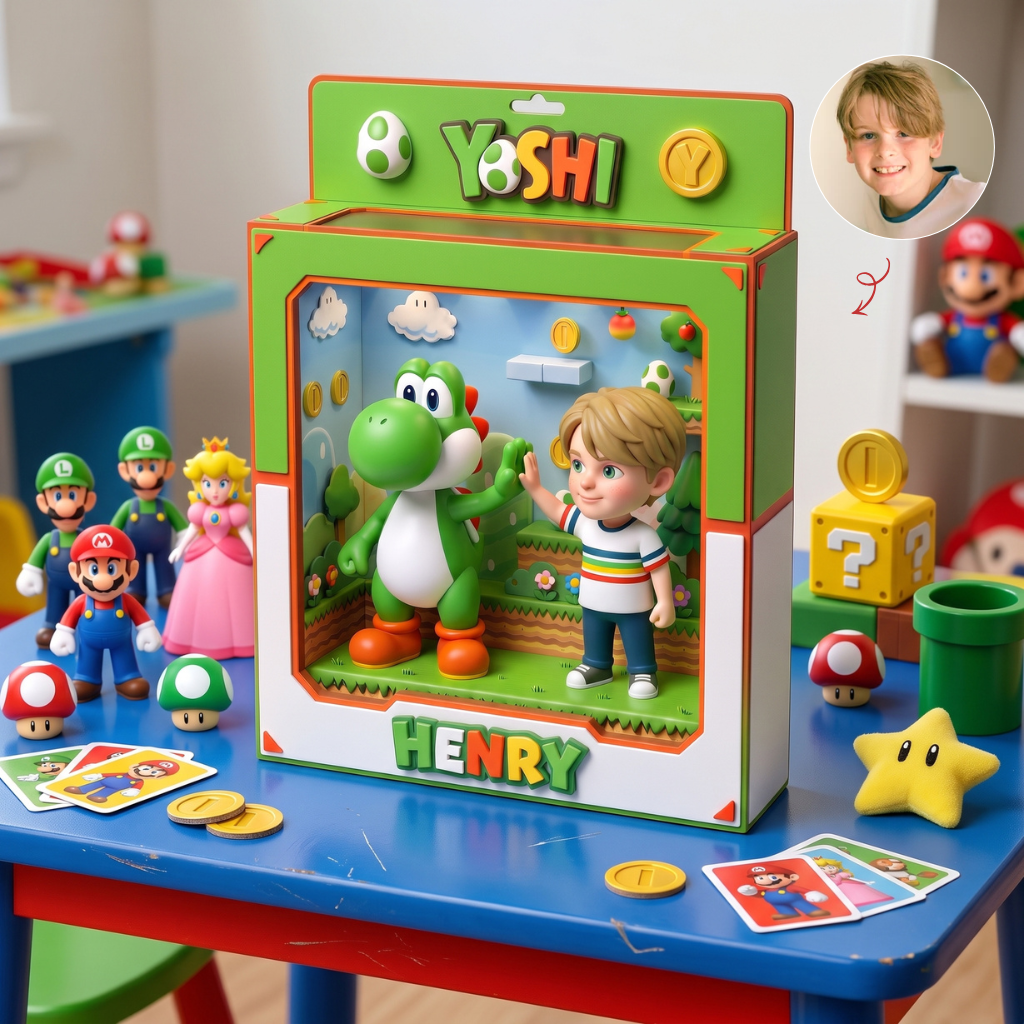 Custom Video Game Box Plaque With Photo and Name, Personalized Gamer Collectible Decor, Gift for Video Game Fans hn22092026