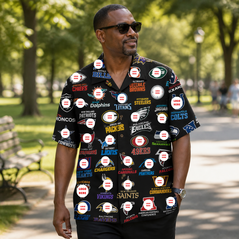 Pro Gridiron Fanatic Hawaiian Shirt - 3D Leather Effect Tailgate Party Button Down