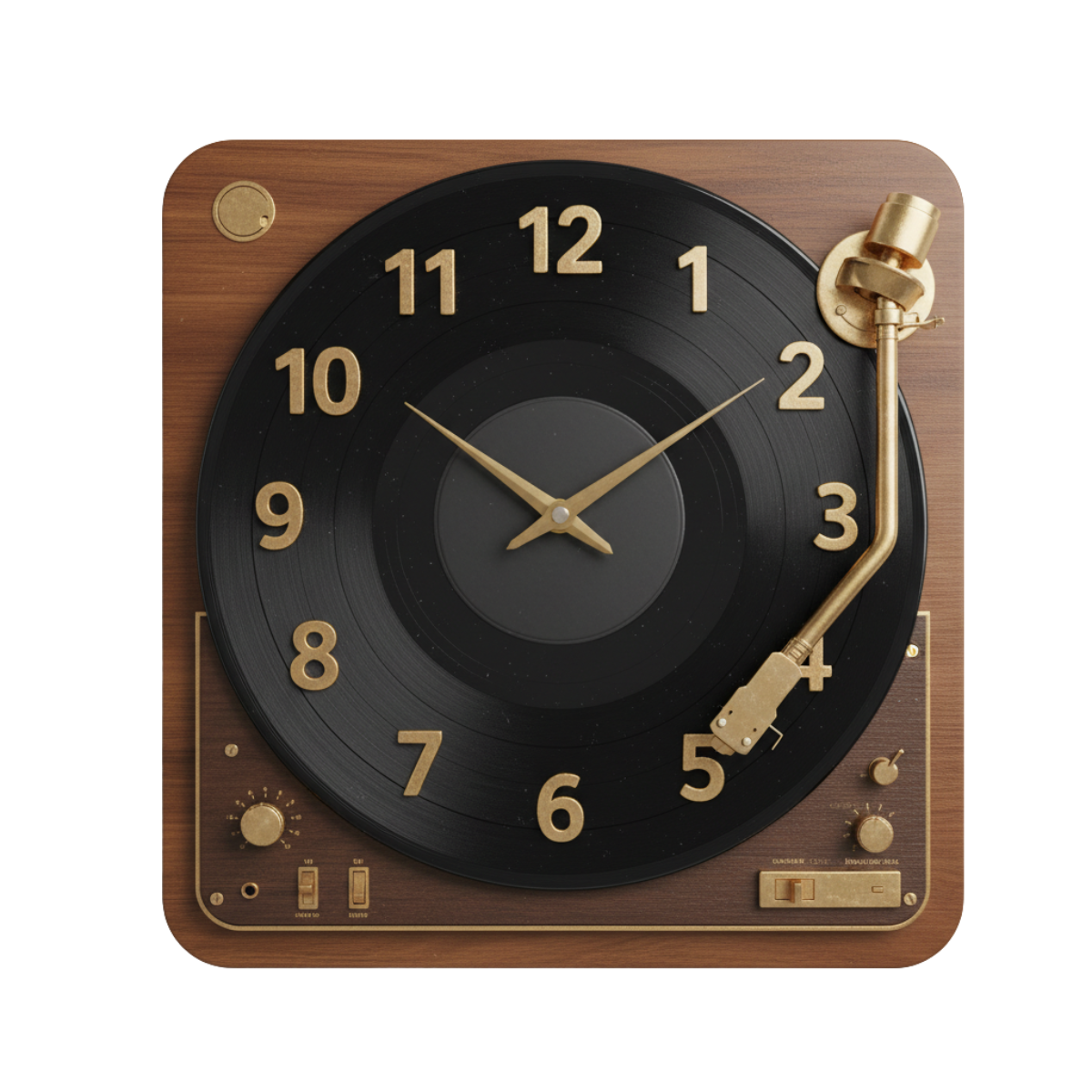 Vinyl Disc Hanging Wall Clock – Personalized Gifts For Music Lovers - 6AxfYE375S