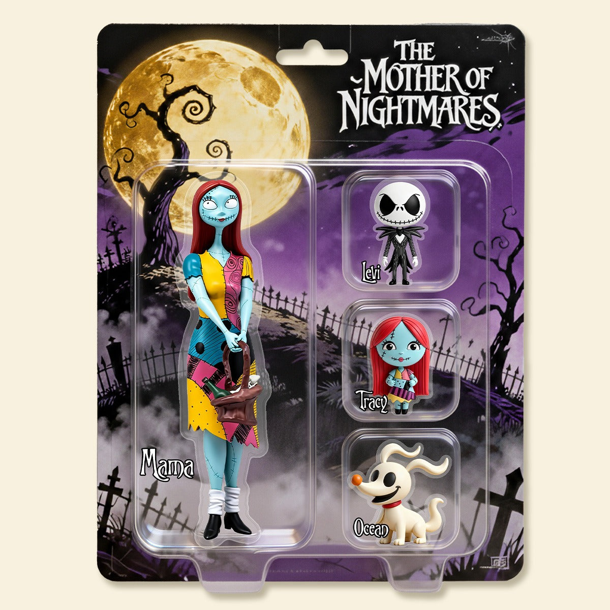Personalized Mother of Nightmares Acrylic Plaque – Custom Mom & Kids Characters Display – Gift For Mom