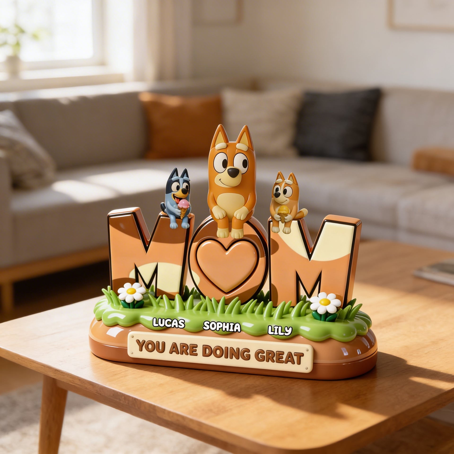 You Are Doing Great Mom Plaque – Personalized Gift For The Strongest Mama