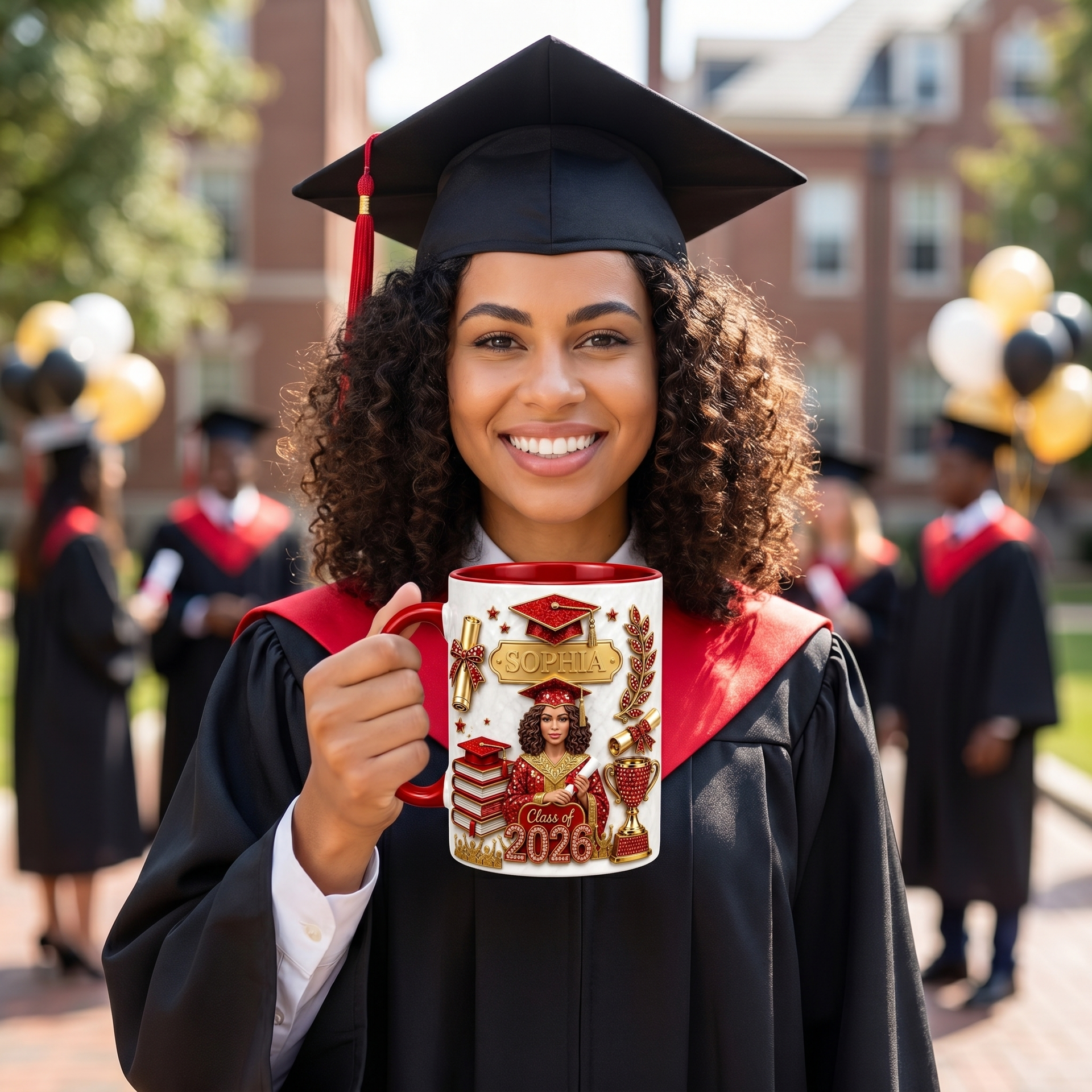 Custom Graduation Mug, Personalized Photo Mug Class of 2026, Graduation Gift, Custom Name Mug, Gift for Graduate, Senior Gift