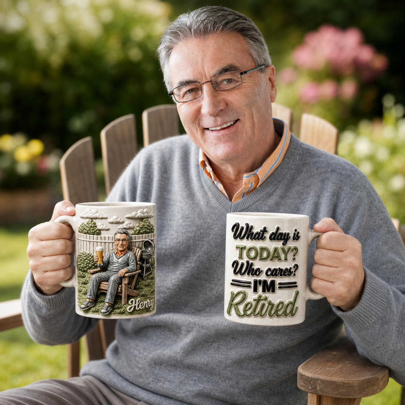 Custom What Day Is Today Who Cares I'm Retired Mug - Personalized Retirement Gift
