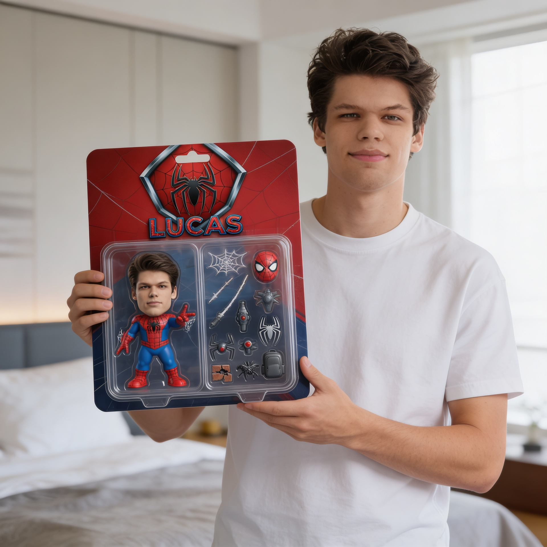 Custom Superhero Inspired Photo Plaque, Personalized Action Figure Plaque, Gift For Fan, Custom Name Collectible Display, Comic Hero Lover Gift, Birthday Gift For Him, Acrylic Keepsake Decor