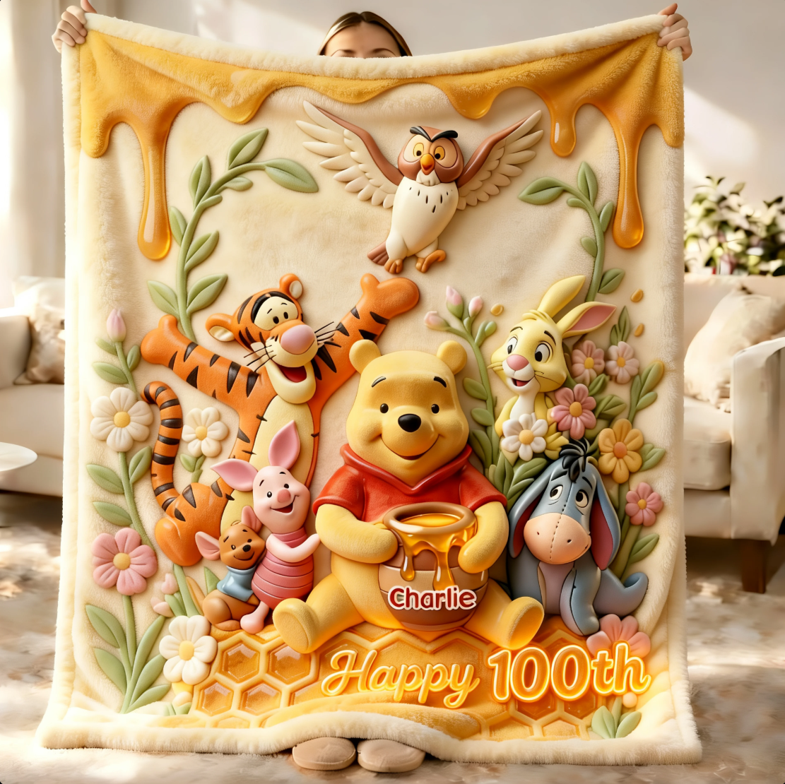 Friendship Fan Lover Personalized Blanket – Custom Name Gift