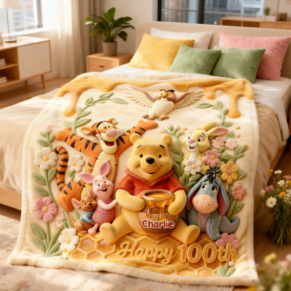 Friendship Fan Lover Personalized Blanket – Custom Name Gift