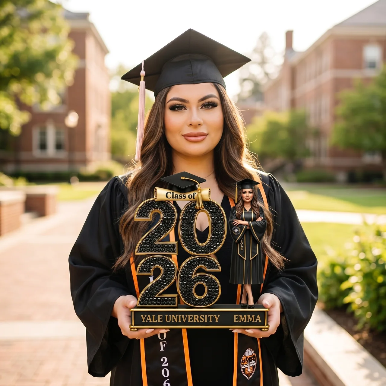 Custom Graduation Photo Plaque, Personalized Class of 2026 Plaque, Custom Name Graduation Gift, Senior Keepsake, Gift for Graduate