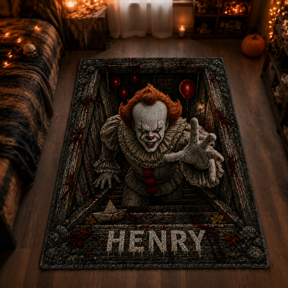 Custom Name Horror Slasher Squad - Personalized Creepy Movie Villains Gift hn05082026