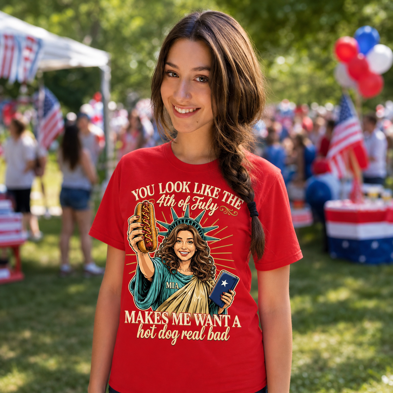 Personalized 4th Of July Shirt, Custom Photo Patriotic T-Shirt, Custom Independence Day Hoodie, Sweatshirt, Funny USA Gift For Men Women