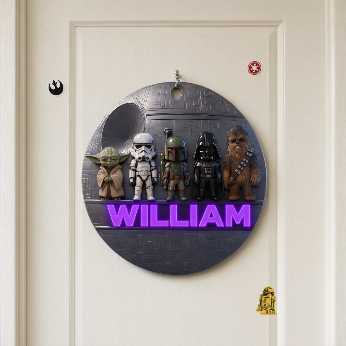 Custom Space Fantasy Door Sign With Name, Personalized Sci-Fi Door Decor, Gift for Space Fans and Collectors hn07102026