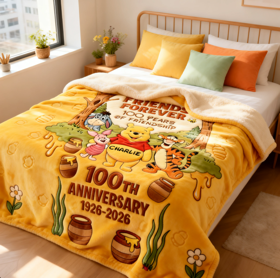 Forever Together Fan Lover Blanket – 100th Anniversary Gift
