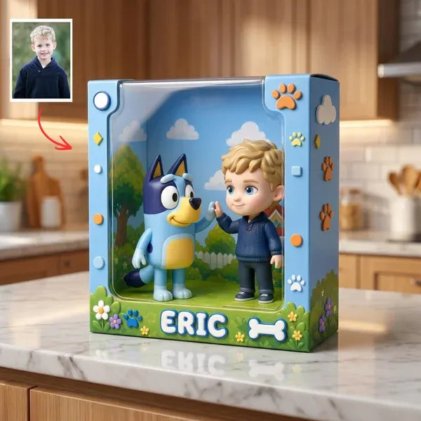 Custom Cartoon Photo Plaque – Personalized Fan Gift, Turn Photo Into Character, Unique Gift For Kids & Fans, Custom Keepsake Display