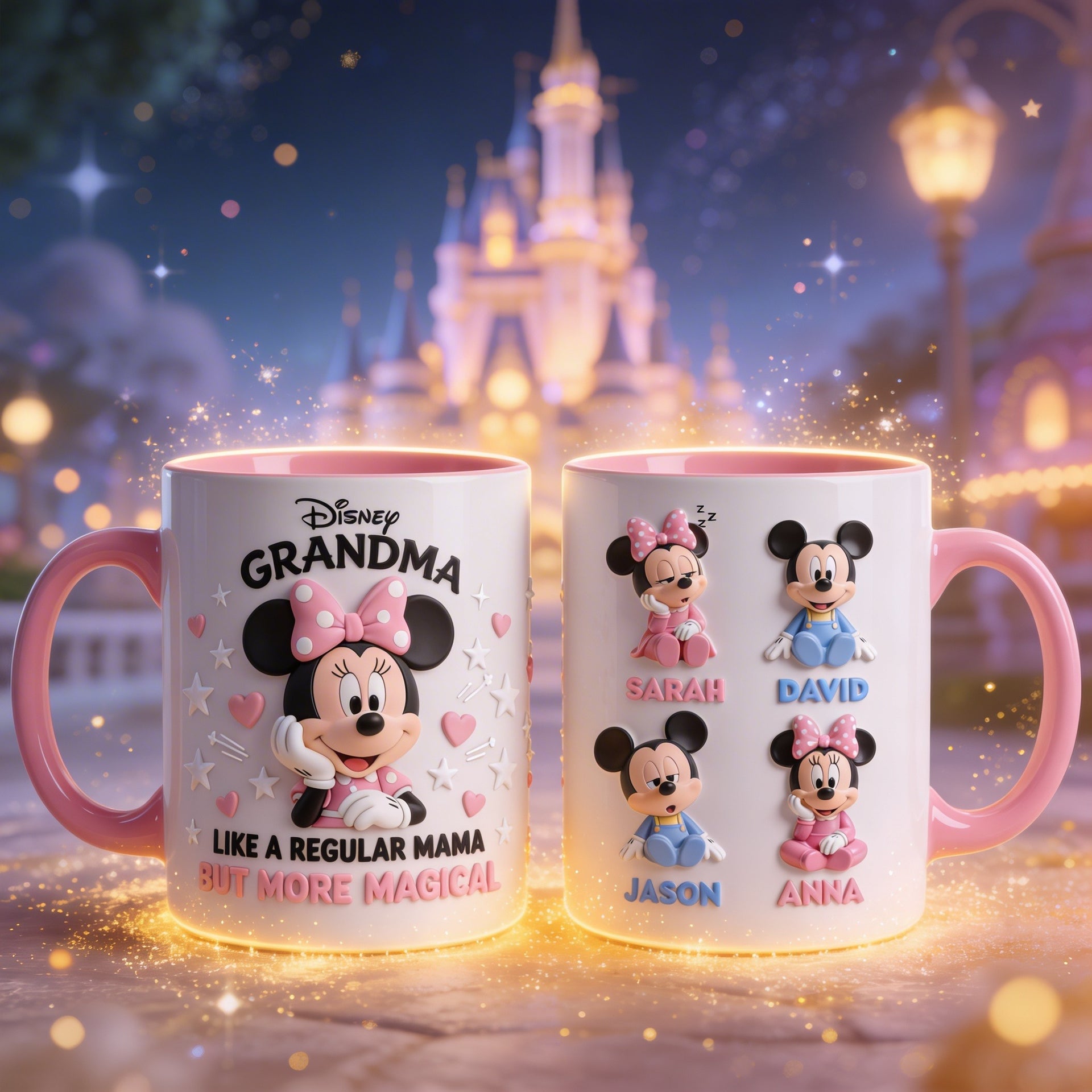 Personalized Grandma Mug Custom Name Grandchildren Coffee Cup Gift For Grandma Mothers Day Gift