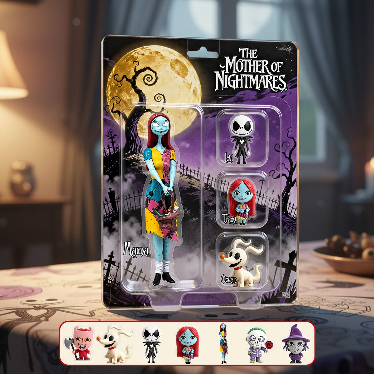 Personalized Mother of Nightmares Acrylic Plaque – Custom Mom & Kids Characters Display – Gift For Mom